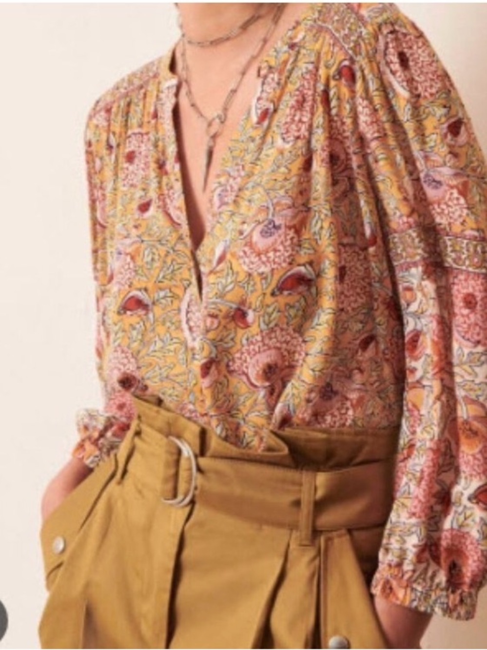 Ba&sh Lady Shirt Floral Print Blouse